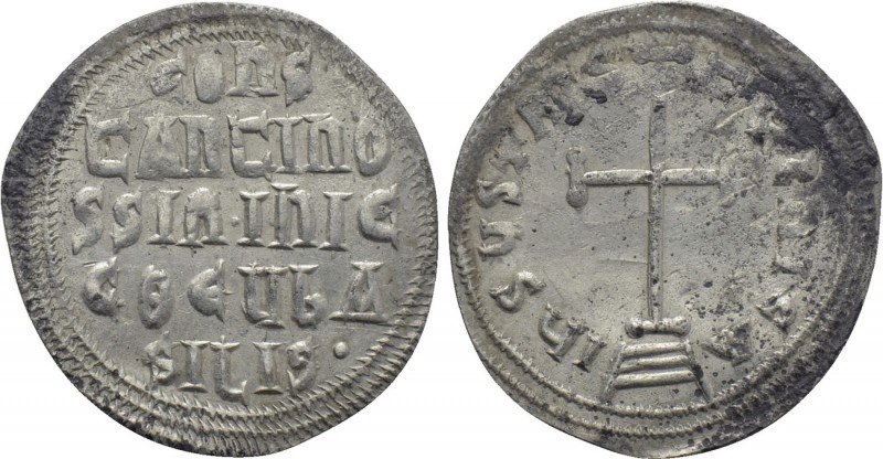 CONSTANTINE VI & IRENE (780-797). Miliaresion. Constantinople. 

Obv: IҺSЧS XR...