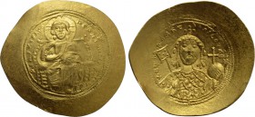 CONSTANTINE IX MONOMACHUS (1042-1055). GOLD Histamenon Nomisma. Constantinople.