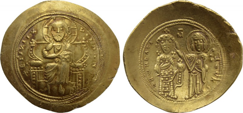 CONSTANTINE X DUCAS (1059-1067). GOLD Histamenon. Constantinople. 

Obv: + IҺS...