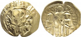 ANDRONICUS II with MICHAEL IX (1295-1320). GOLD Hyperpyron. Constantinople.