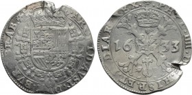 BELGIUM. Spanish Netherlands. Brabant. Philip IV of Spain (1621-1665). Patagon (1633). Brussels.
