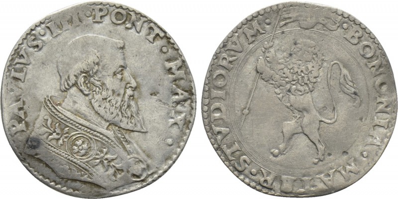 ITALY. Papal States. Paulus III (1534-1549). Bianco. Bologna. 

Obv: PAVLVS II...