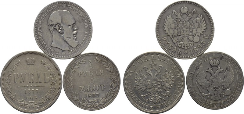3 Russian Coins. 

Obv: .
Rev: .

. 

Condition: See picture.

Weight: ...