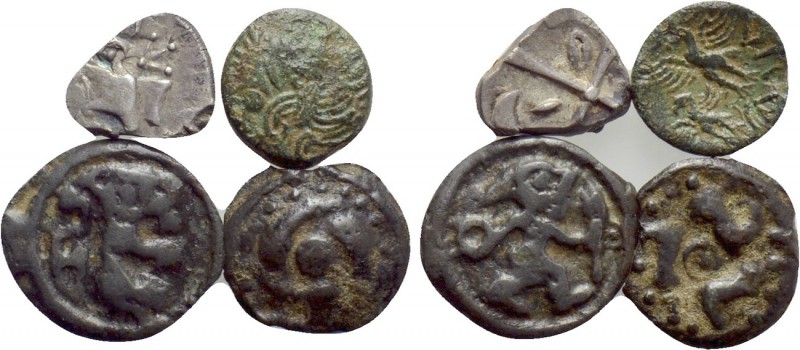 4 Celtic Coins. 

Obv: .
Rev: .

. 

Condition: See picture.

Weight: g...