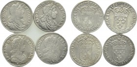 4 French Coins.
