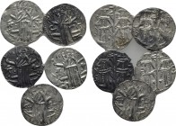5 Medieval Coins.
