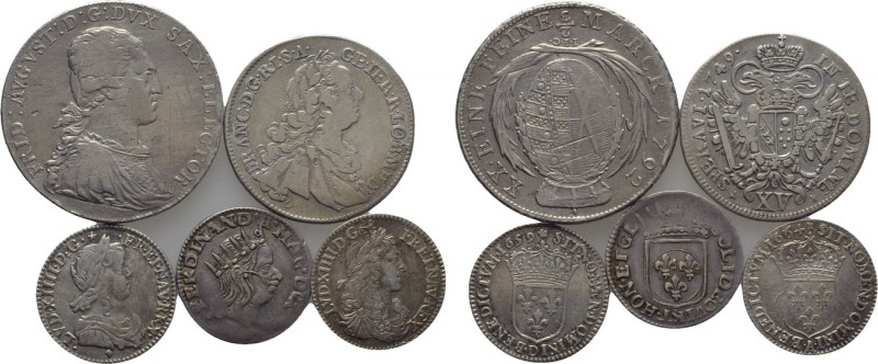 5 Modern Coins. 

Obv: .
Rev: .

. 

Condition: See picture.

Weight: g...