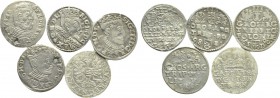 5 Polish Coins.