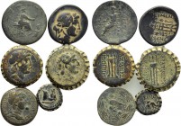 6 Greek coins.