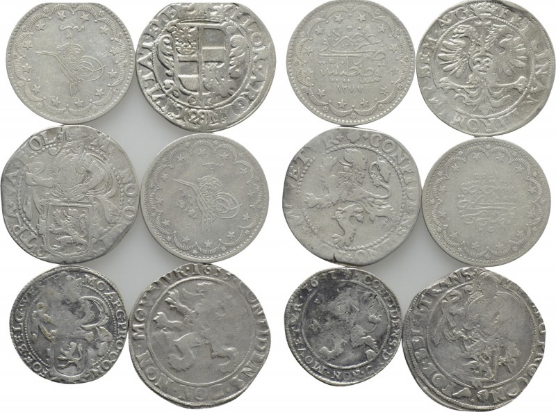 6 Modern coins; Netherlands, Germany and Ottoman Empire. 

Obv: .
Rev: .

....
