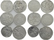 6 Modern coins; Netherlands, Germany and Ottoman Empire.