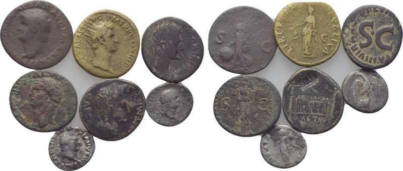 6 Roman Coins of the 1st Century. 

Obv: .
Rev: .

. 

Condition: See pic...