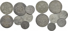 7 modern Coins.