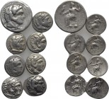 8 Coins of the Macedonian Kings.