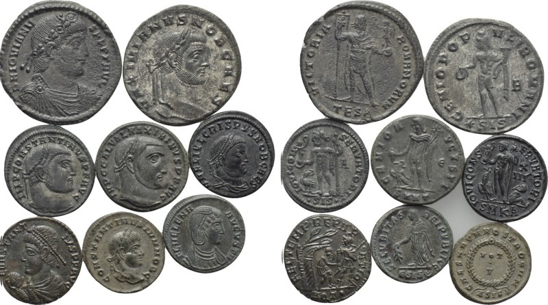 8 Late Roman Coins. 

Obv: .
Rev: .

. 

Condition: See picture.

Weigh...