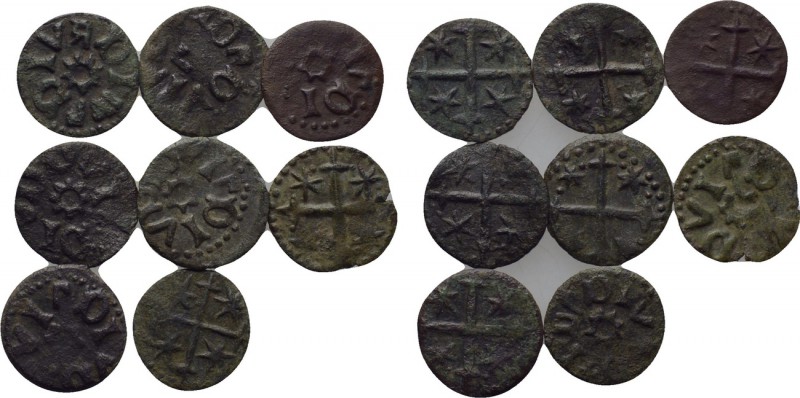8 Medieval Coins. 

Obv: .
Rev: .

. 

Condition: See picture.

Weight:...