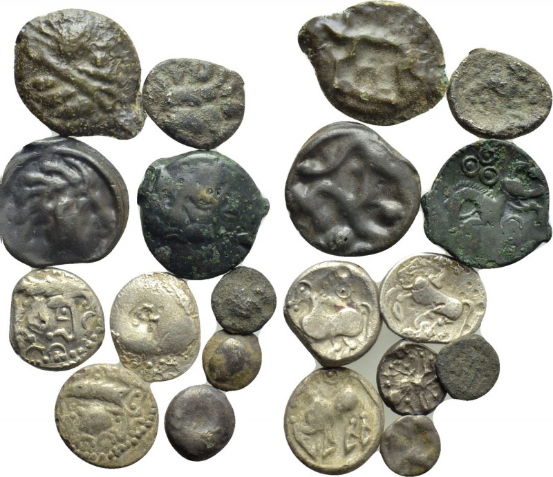 10 Celtic Coins. 

Obv: .
Rev: .

. 

Condition: See picture.

Weight: ...
