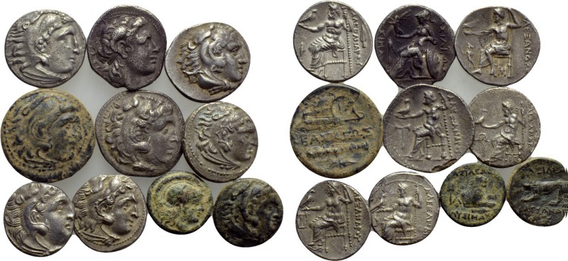 10 Coins of the Macedonian and Thracian kings. 

Obv: .
Rev: .

. 

Condi...