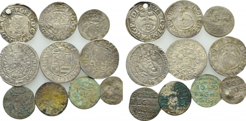 10 Modern Coins. 

Obv: .
Rev: .

. 

Condition: See picture.

Weight: ...