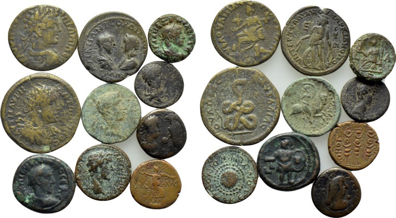 10 Roman Provincial Coins. 

Obv: .
Rev: .

. 

Condition: See picture.
...