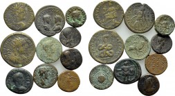 10 Roman Provincial Coins.