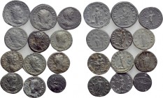 12 Roman Coins; Mainly Limes Falsa.