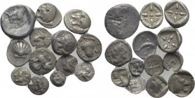 13 Greek Coins.