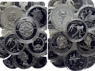 18 Silver Coins XVII. Olympic Games Lillehammer.