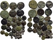 36 Greek Coins.