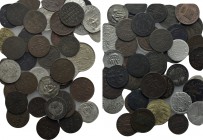 50 German Coins; mainly 19th Century.