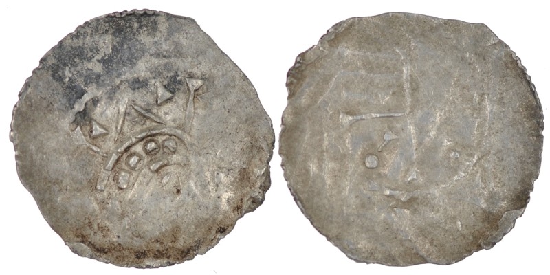 Belgium. Count of Flanders. Baldwin IV or Baldwin V. Ca 1030-1040s. AR Denar (17...