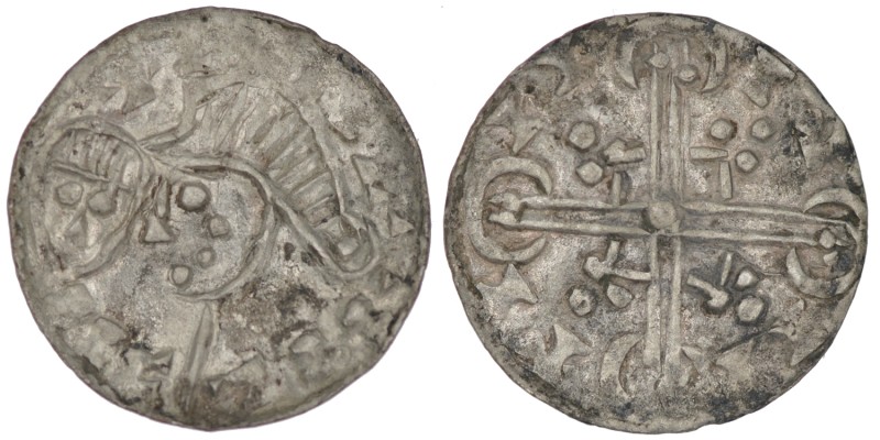 Denmark. Svend Estridsen. 1047-1075. AR penning (16mm, 0.64g). Viborg mint. Drap...