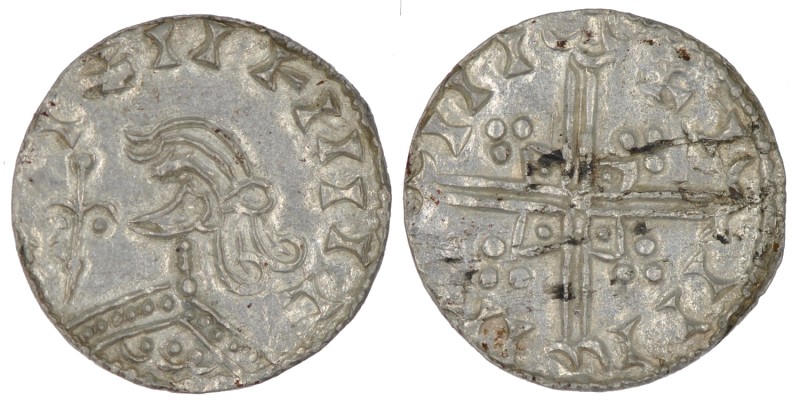 Denmark. Svend Estridsen. 1047-1075. AR penning (16mm, 0.86g). Viborg mint. +IIᎰ...