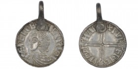 Ireland or England. Hiberno-Norse(?). Struck circa 1000-1010 (?). Imitation(?) of Aethelred II long cross type (Phase I coinage). AR Penny (19mm, 1.80...