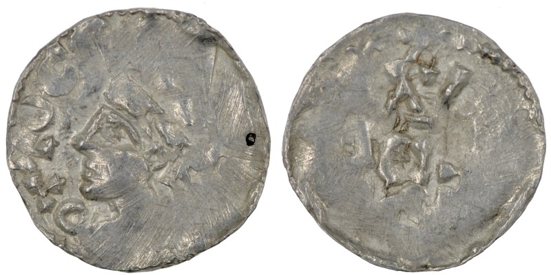 Germany. Maastricht. Otto III 983-1002. AR Denar (18mm, 1.34g). Maastricht mint....