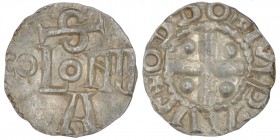 Germany. Cologne. Otto I 936-973. AR Denar (17mm, 1.32g). Cologne mint. +ODDO IMP AVG, cross with pellets in each angle / S / COLONII / A, Cologne mon...
