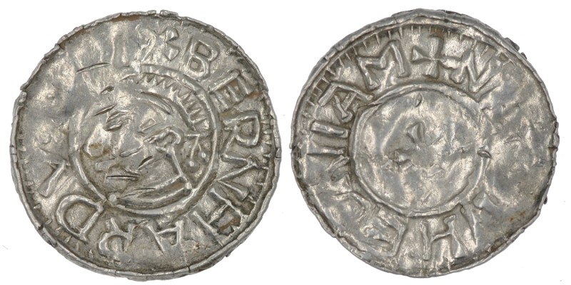 Germany. Duchy of Saxony. Bernhard I 973-1011. AR Denar (18mm, 1.07g). Bardowick...