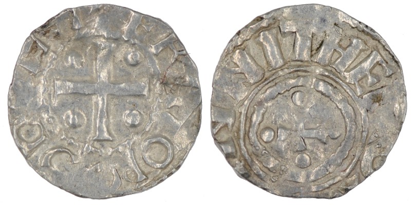 Germany. Duchy of Saxony. Otto III 983-1002. AR Denar (16mm, 1.03g). Dortmund mi...