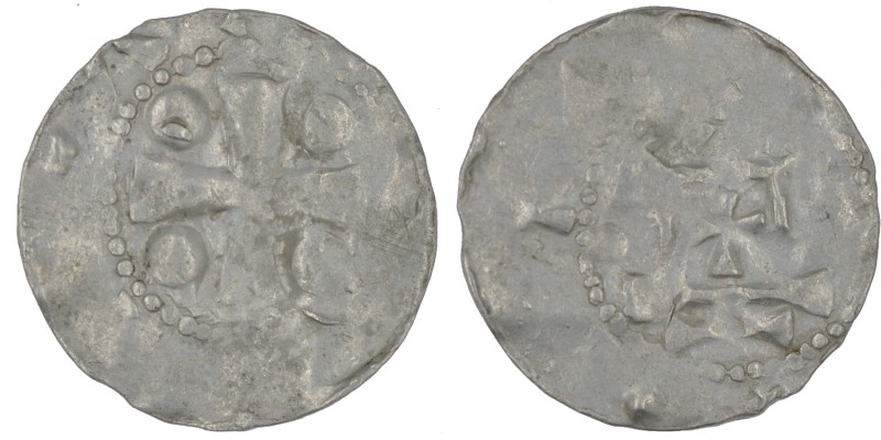 Germany. Mainz. Otto III 983-1002. AR Denar (17mm, 0.86g). Mainz mint. Cross wit...