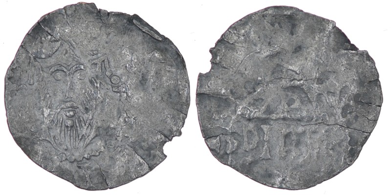 Germany. Mainz. Heinrich III 1039-1056. AR Denar (18mm, 0.83g). Bearded, crowned...