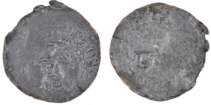 Germany. Worms. Heinrich IV 1056-1105. AR Denar (20mm, 1.06g). [+HEI]NRICUS IMP[...