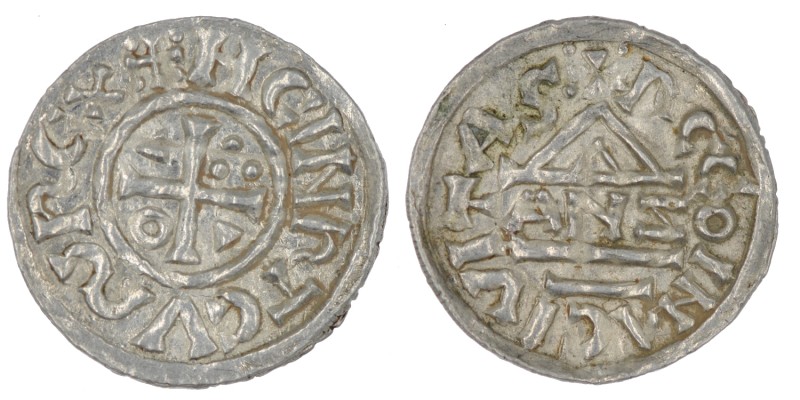 Germany. Duchy of Bavaria. Heinrich IV (II) 1002-1009. AR Denar (21mm, 1.62g). R...