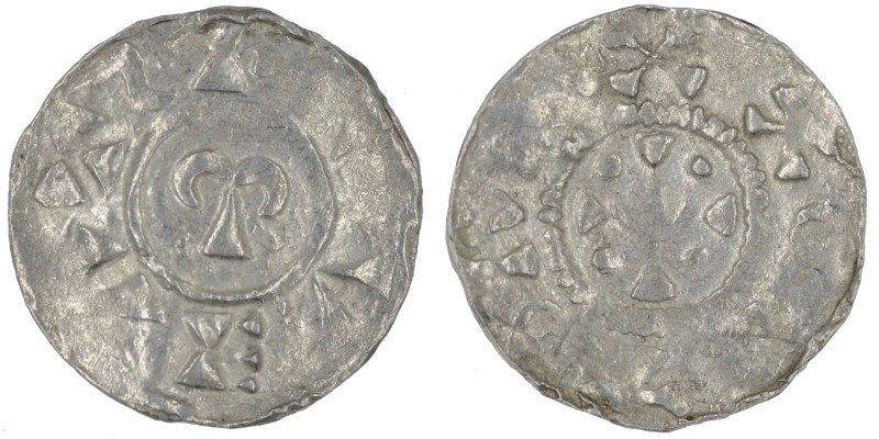 The Netherlands. Region of Utrecht. Otto III 983-996. AR Denar (19.5mm, 1.33g). ...