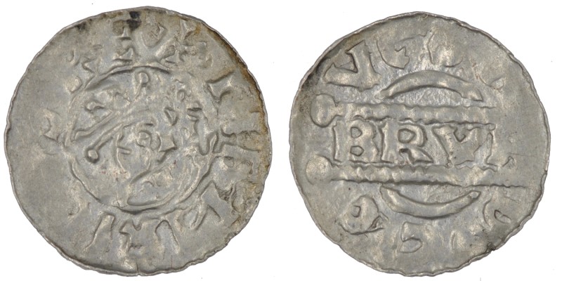 The Netherlands. Friesland. Bruno III 1038-1057. AR Denar (17mm, 0.66g). Dokkum ...