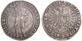 FERDINAND II (1619 - 1637)&nbsp;
1 Thaler, 1624, 28,35g, Jáchymov. Hal 838&nbsp;

VF | VF