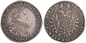 FERDINAND II (1619 - 1637)&nbsp;
1 Thaler, 1631, 27,85g, KB. Her 573&nbsp;

VF | VF