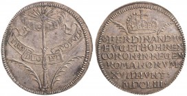 FERDINAND IV (1653-1654)&nbsp;
Silver jeton Coronation Regensburg, 1653, 3,79g&nbsp;

about UNC | about UNC