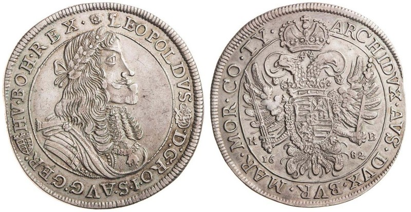LEOPOLD I (1657 - 1705)&nbsp;
1 Thaler, 1682, 28,35g, KB. Husz 1371&nbsp;

ab...