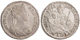 MARIA THERESA (1740 - 1780)&nbsp;
10 Denarius, 1741, 2,4g, KB. Husz 1723a&nbsp;

UNC | UNC