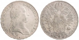JOSEPH II (1765 - 1790)&nbsp;
1 Thaler, 1784, 28g, A. Her 134&nbsp;

EF | EF